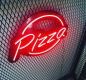 Preview: Pizza Neon Led Werbeleuchte für ihr Restaurant, Fastfoodladen!